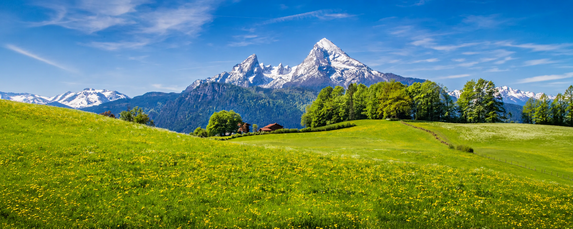 Swiss education landscape in Switzerland with alpine mountains representing Swiss boarding schools environment
